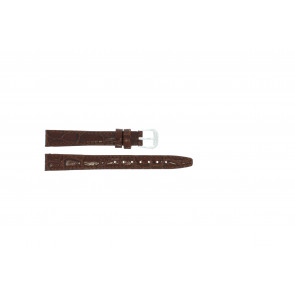 Echtes Kroko Lacklederarmband braun 10mm 082